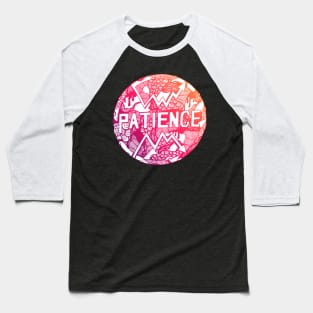 Sunset Sky Circle of Patience Baseball T-Shirt